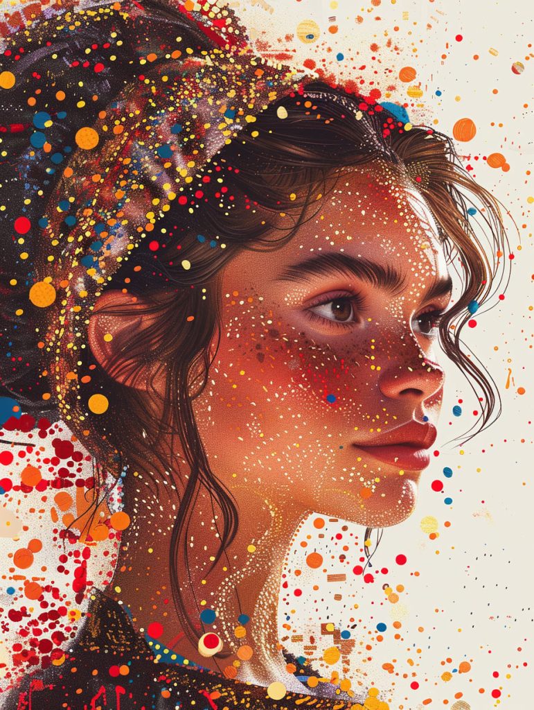 pointillism_portrait_style